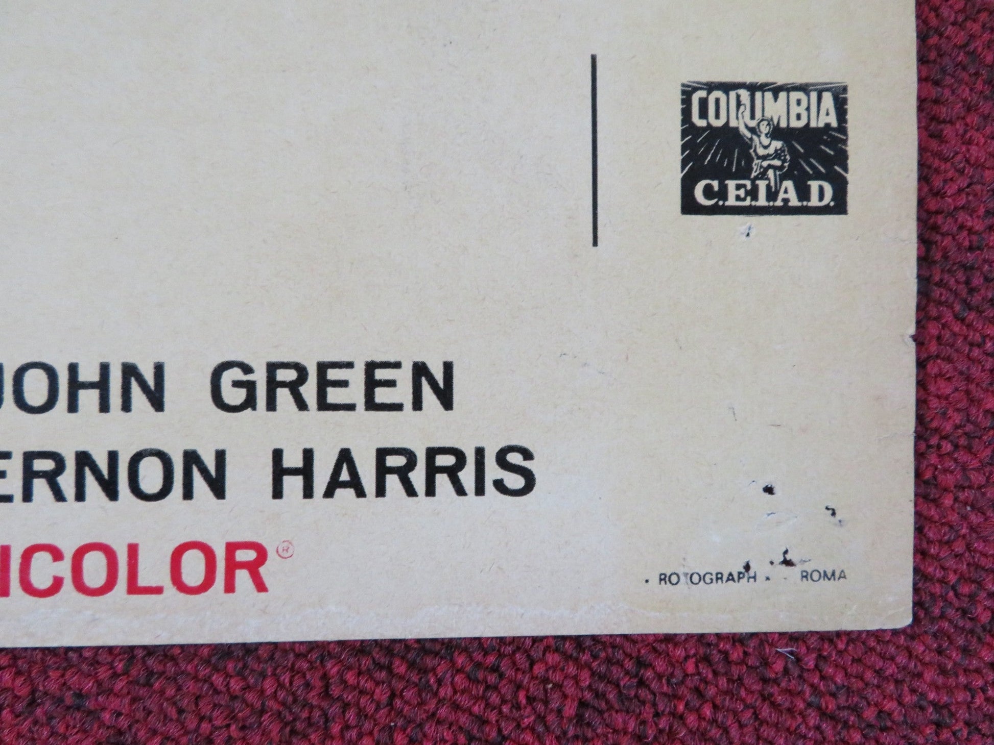 OLIVER! - I ITALIAN FOTOBUSTA POSTER OLIVER REED RON MOODY HARRY SECOMBE 1968 Rendezvous Cinema Movie posters