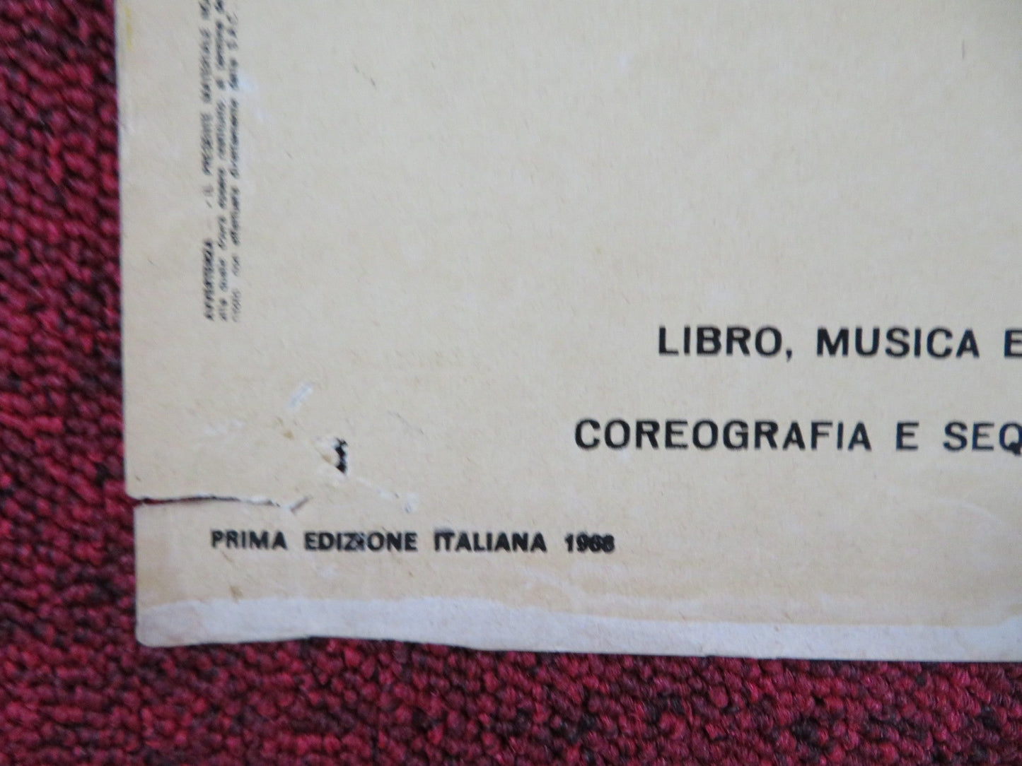 OLIVER! - K ITALIAN FOTOBUSTA POSTER OLIVER REED RON MOODY HARRY SECOMBE 1968 Rendezvous Cinema Movie posters