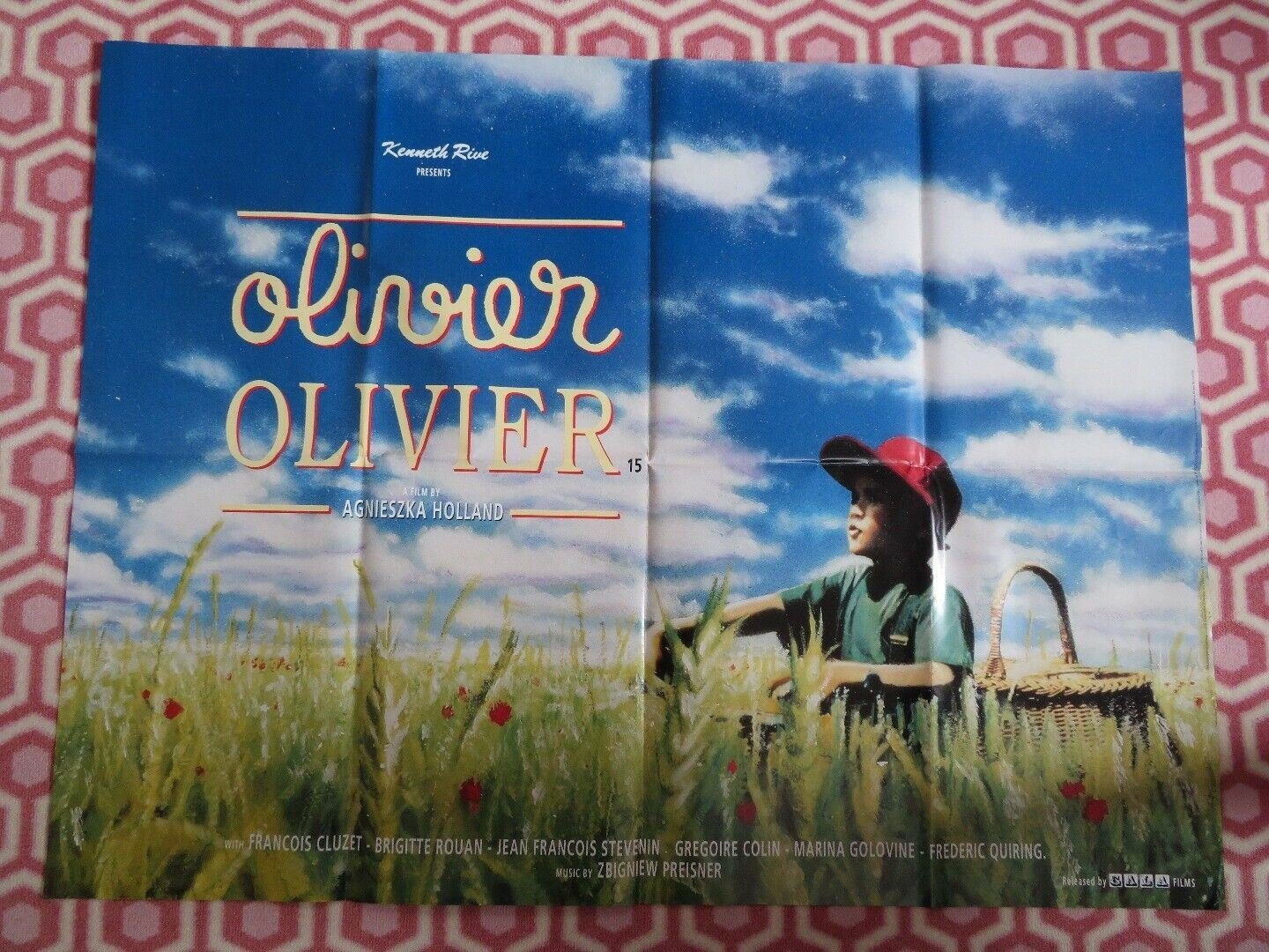 OLIVER OLIVER UK ORIGINAL QUAD POSTER AGNIESZKA HOLLAND EUROPA THREE COLOURS Rendezvous Cinema Movie posters