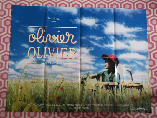 OLIVER OLIVER UK ORIGINAL QUAD POSTER AGNIESZKA HOLLAND EUROPA THREE COLOURS Rendezvous Cinema Movie posters