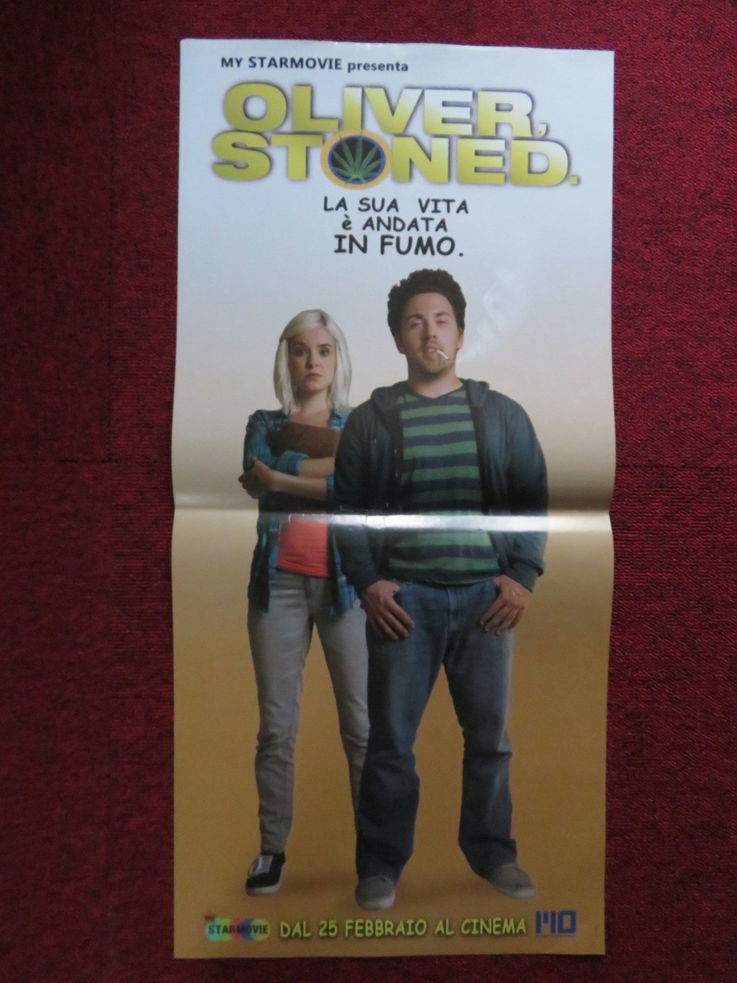 OLIVER, STONED ITALIAN LOCANDINA POSTER SETH CASSELL PETE GARDNER 2014 Rendezvous Cinema Movie posters
