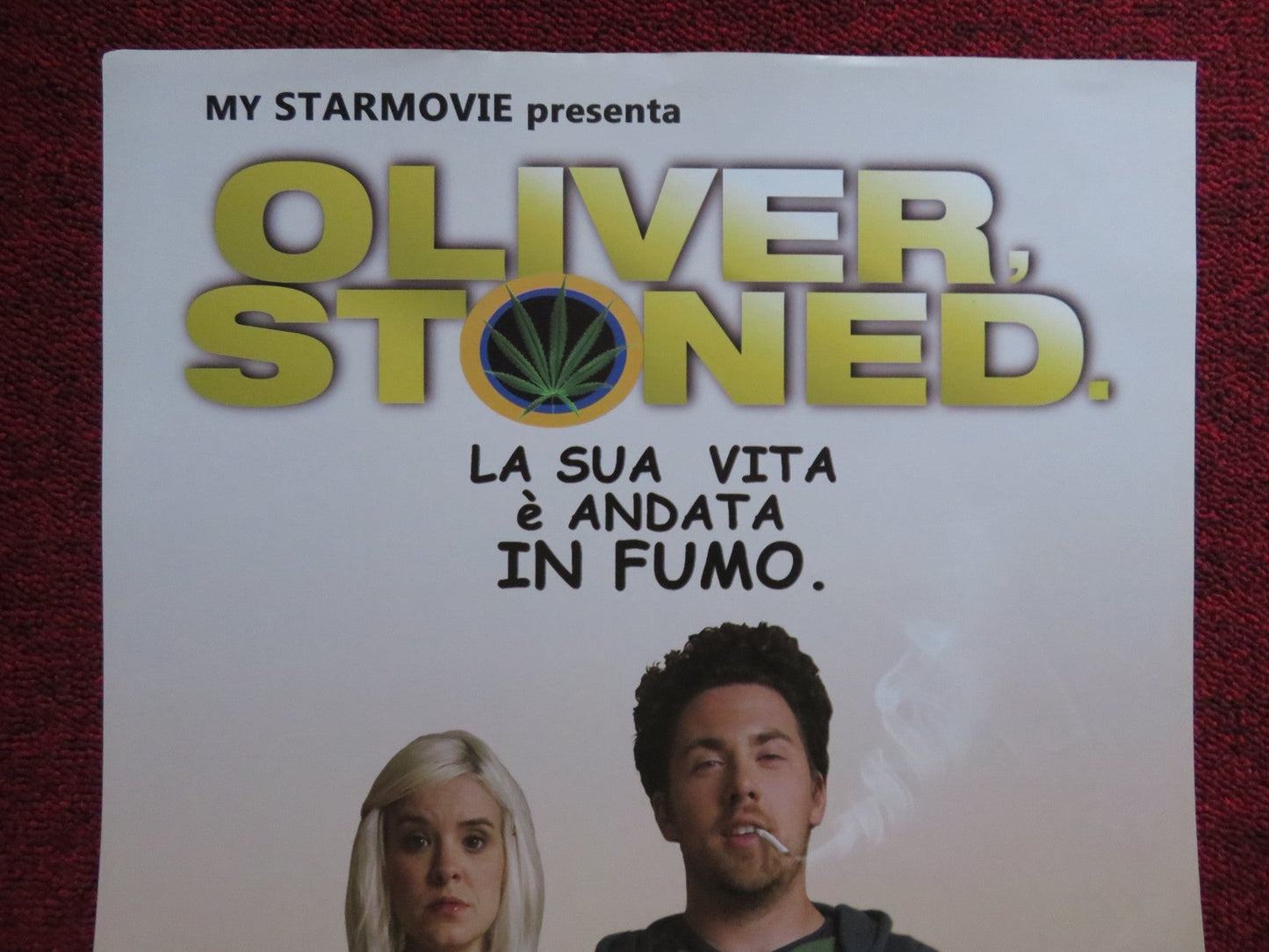 OLIVER, STONED ITALIAN LOCANDINA POSTER SETH CASSELL PETE GARDNER 2014 Rendezvous Cinema Movie posters