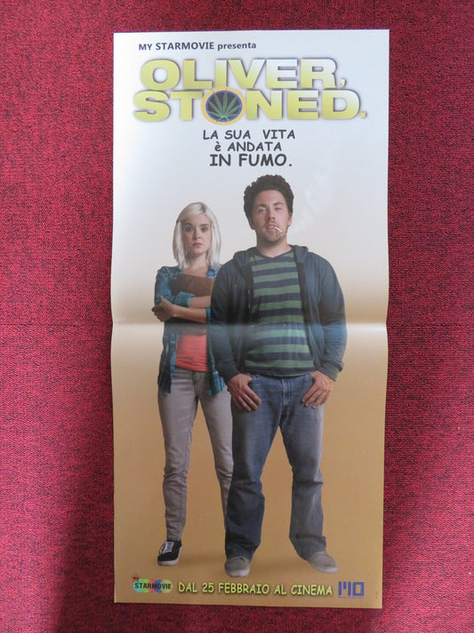 OLIVER, STONED ITALIAN LOCANDINA POSTER SKYLAN BROOKS SETH CASSELL 2014 Rendezvous Cinema Movie posters
