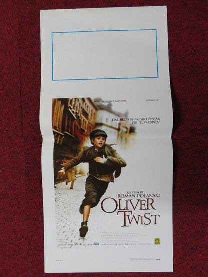 OLIVER TWIST ITALIAN LOCANDINA (27.5"x13") POSTER BARNEY CLARK BEN KINGSLEY '05 Movie posters