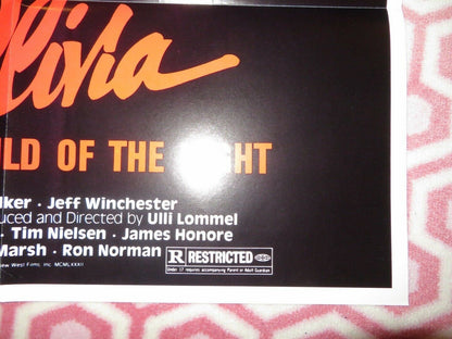 OLIVIA (38"x25") FOLDED US ONE SHEET POSTER ULLI LOMMEL 1983 - Rendezvous Cinema