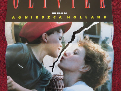 OLIVIER, OLIVIER ITALIAN LOCANDINA POSTER FRANCOIS CLUZET BRIGITTE ROUAN 1992 Rendezvous Cinema Movie posters