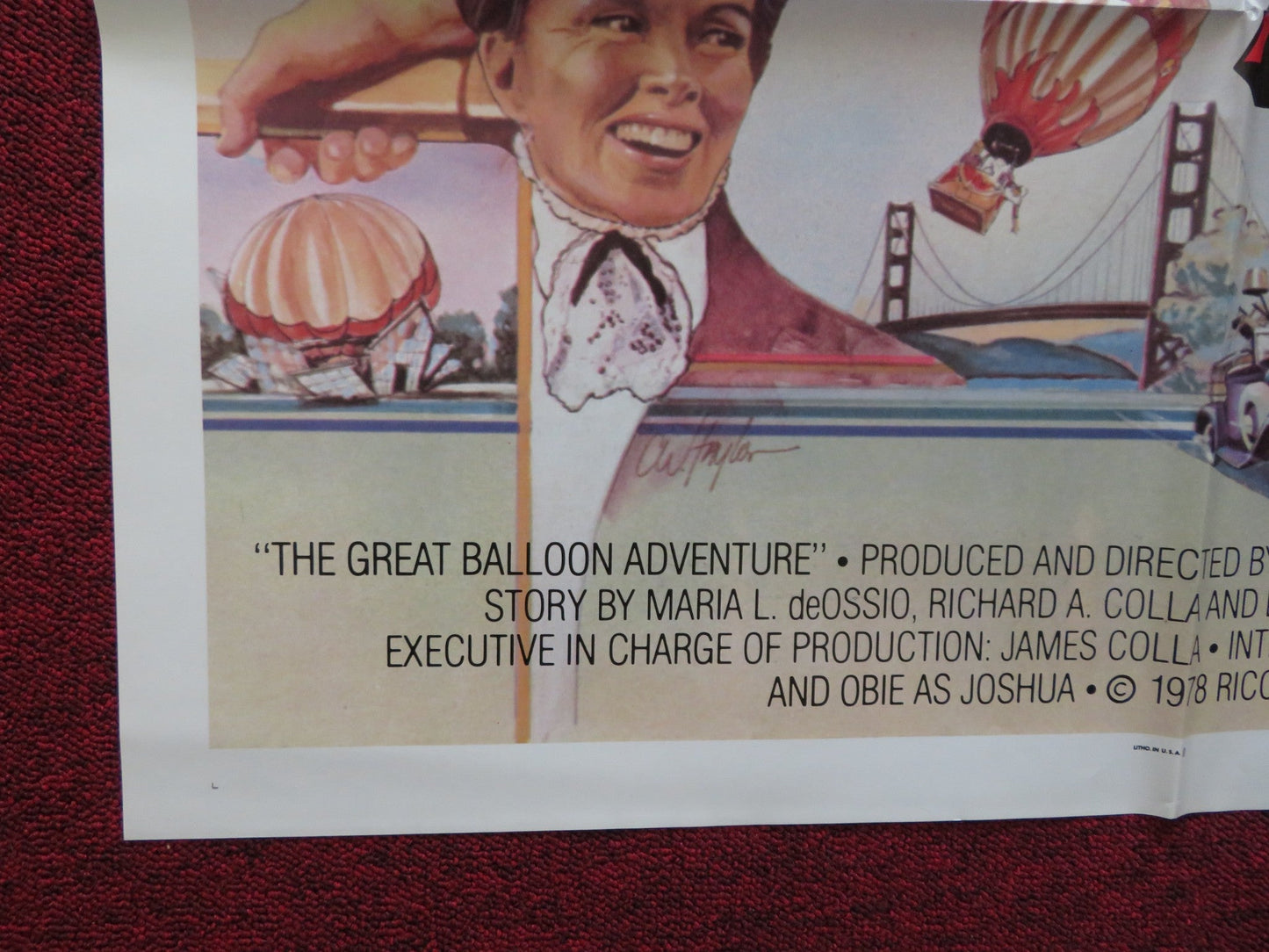 OLLY, OLLY, OXEN FREE FOLDED US ONE SHEET POSTER KATHERINE HEPBURN 1978 Rendezvous Cinema Movie posters