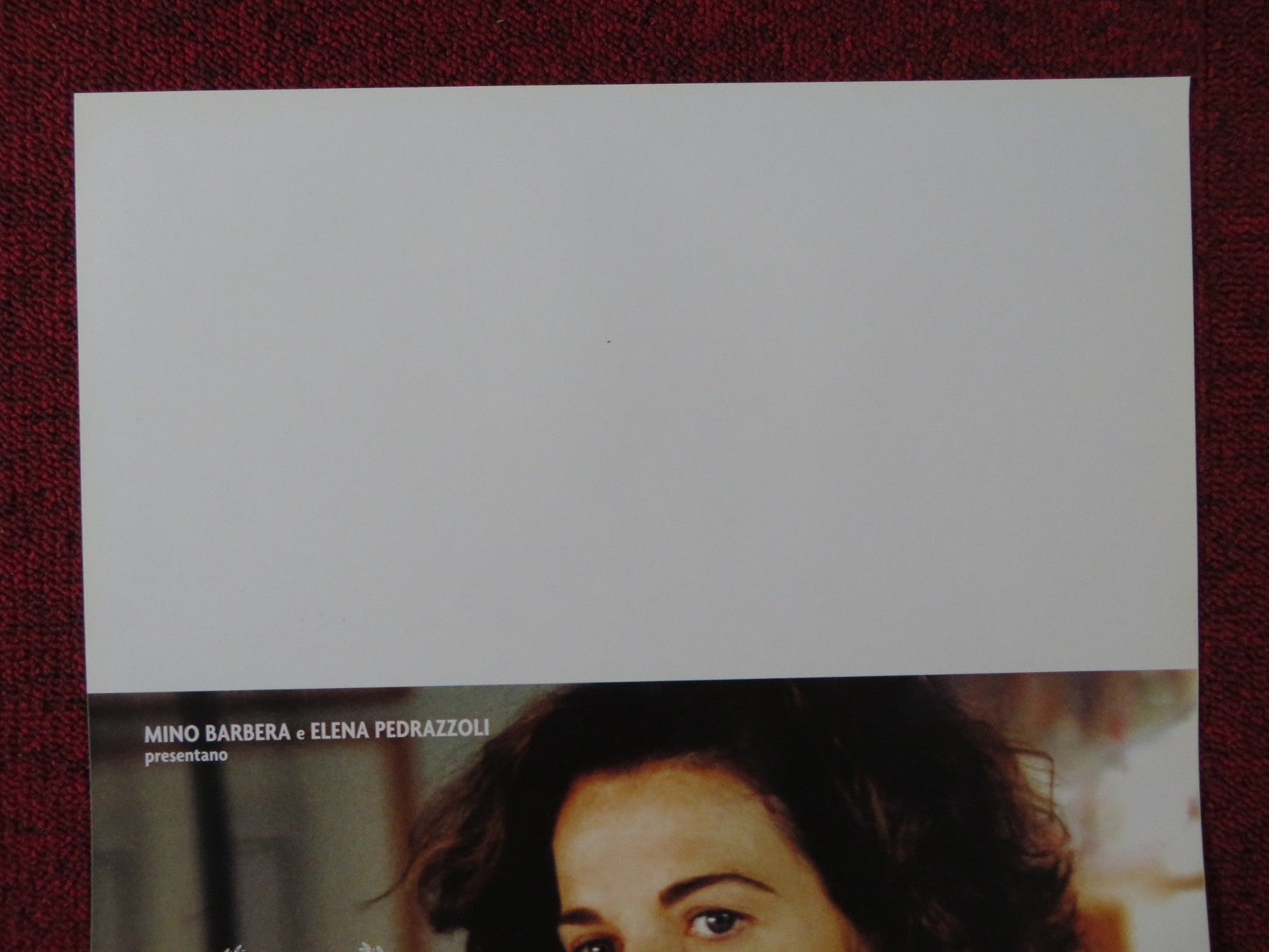 OLTRE IL CONFINE ITALIAN LOCANDINA POSTER ANNA GALIENA SENAD BASIC 2002 Rendezvous Cinema Movie posters