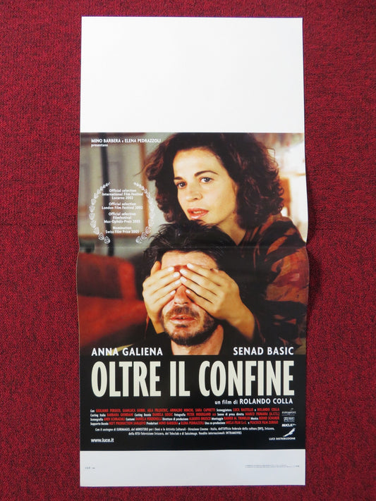 OLTRE IL CONFINE ITALIAN LOCANDINA POSTER ANNA GALIENA SENAD BASIC 2002 Rendezvous Cinema Movie posters
