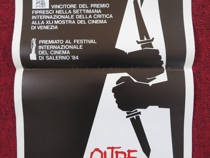OLTRE LE SBARRE ITALIAN LOCANDINA POSTER ARNON ZADOK MUHAMAD BAKRI 1985 Rendezvous Cinema Movie posters