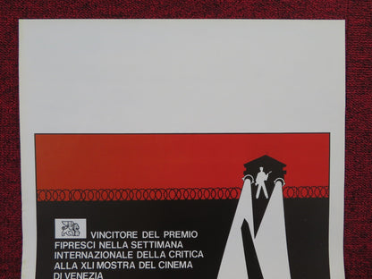 OLTRE LE SBARRE ITALIAN LOCANDINA POSTER ARNON ZADOK MUHAMAD BAKRI 1985 Rendezvous Cinema Movie posters