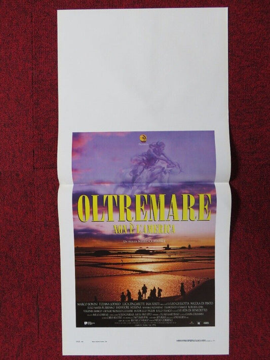 OLTREMARE ITALIAN LOCANDINA (27.5"x13") POSTER MARCO BONINI TIZIANA LODATO 1999 - Rendezvous Cinema