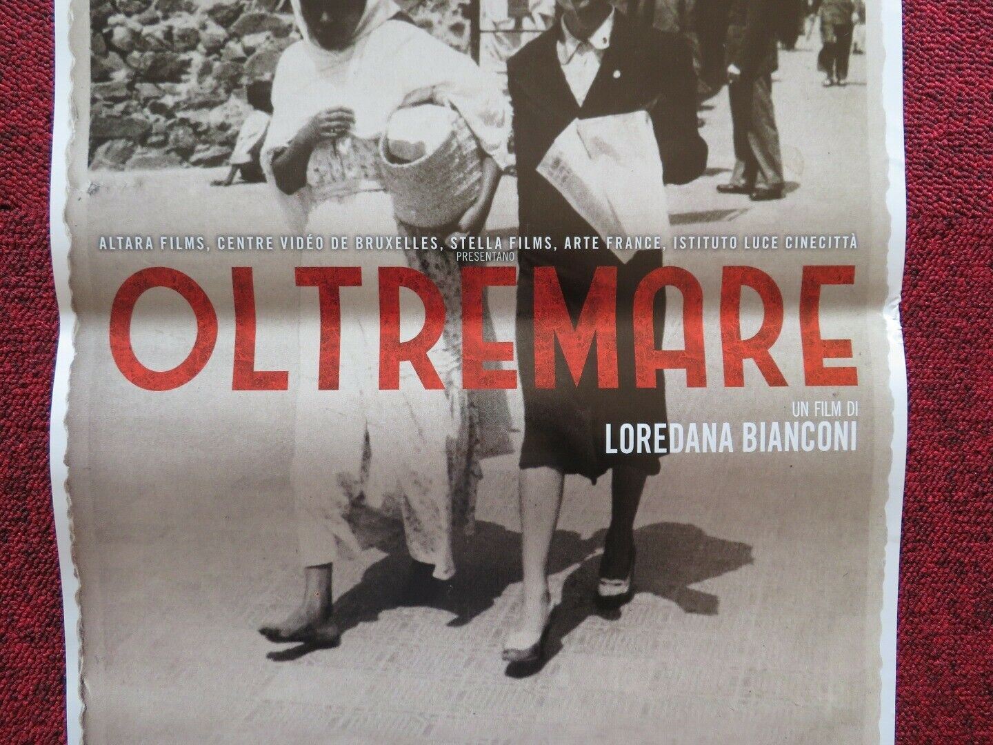OLTREMARE / overseas ITALIAN LOCANDINA (27"x13") POSTER LOREDANA BIANCONI 2017 - Rendezvous Cinema