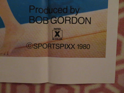 OLYMPIC FEVER ADULT FOLDED US ONE SHEET POSTER SERENA SEKA 1980 Movie posters