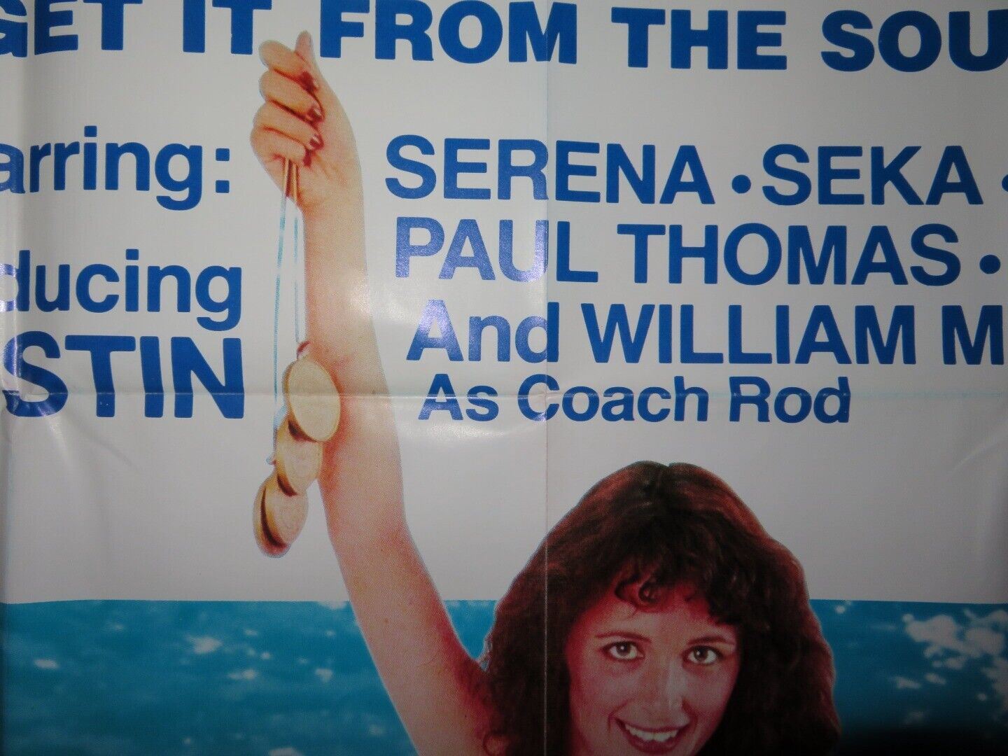 OLYMPIC FEVER ADULT FOLDED US ONE SHEET POSTER SERENA SEKA 1980 Movie posters