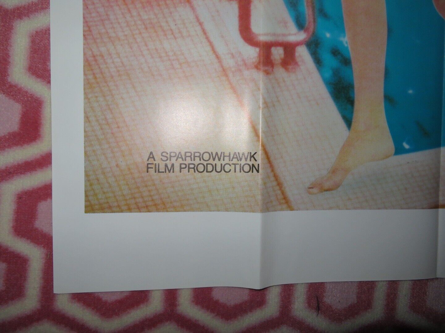 OLYMPIC FEVER ADULT FOLDED US ONE SHEET POSTER SERENA SEKA 1980 Movie posters