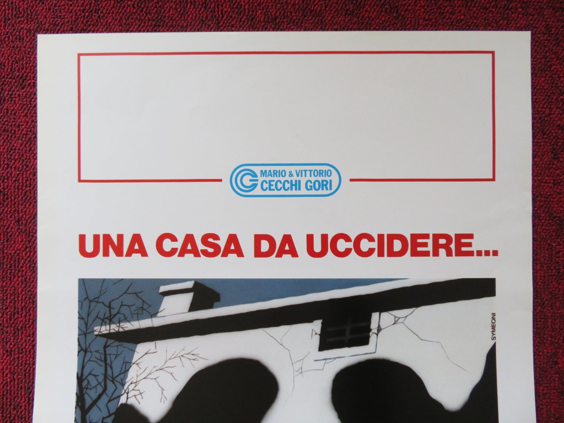 OMBRE SUI MURI ITALIAN LOCANDINA POSTER PATRICK BRUEL ANNE BROCHET 1988 Rendezvous Cinema Movie posters