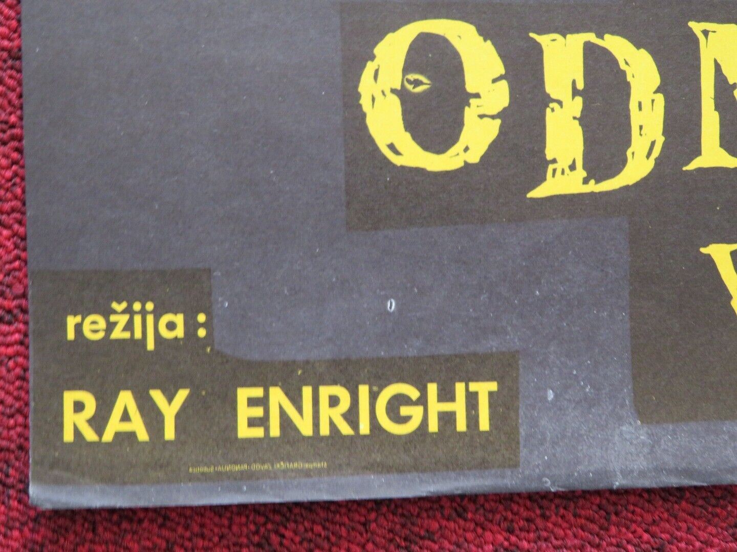 OMETNIK SE VRACA/ RETURN OF THE BADMEN YUGOSLAVIAN (19"x 27.5") POSTER Movie posters