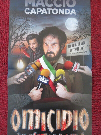 OMICIDIO ALL'ITALIANA ITALIAN LOCANDINA (26.5"x12.5") POSTER M CAPATONDA '17 Rendezvous Cinema Movie posters