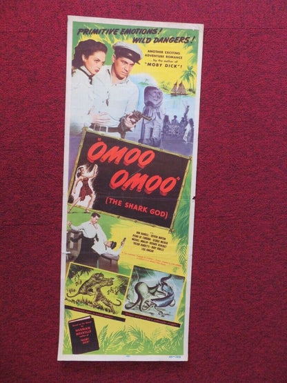 OMOO OMOO THE SHARK GOD US INSERT (14"x 36") POSTER RON RANDELL 1949 Movie posters