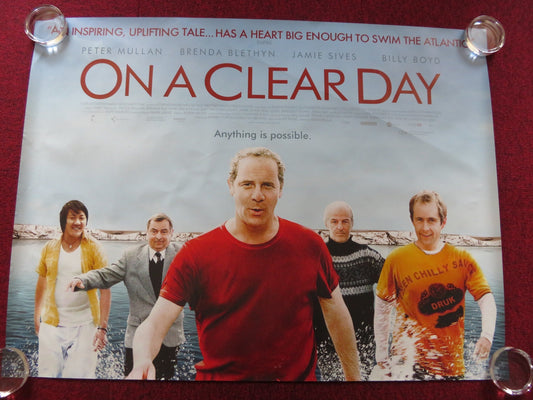 ON A CLEAR DAY UK QUAD (30"x 40") ROLLED POSTER PETER MULLAN BRENDA BLETHYN 2005 Rendezvous Cinema Movie posters