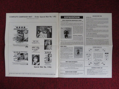 ON A CLEAR DAY YOU CAN SEE FOREVER UNCUT PARAMOUNT FOLDED PRESS BOOK STREISAND Rendezvous Cinema Movie posters