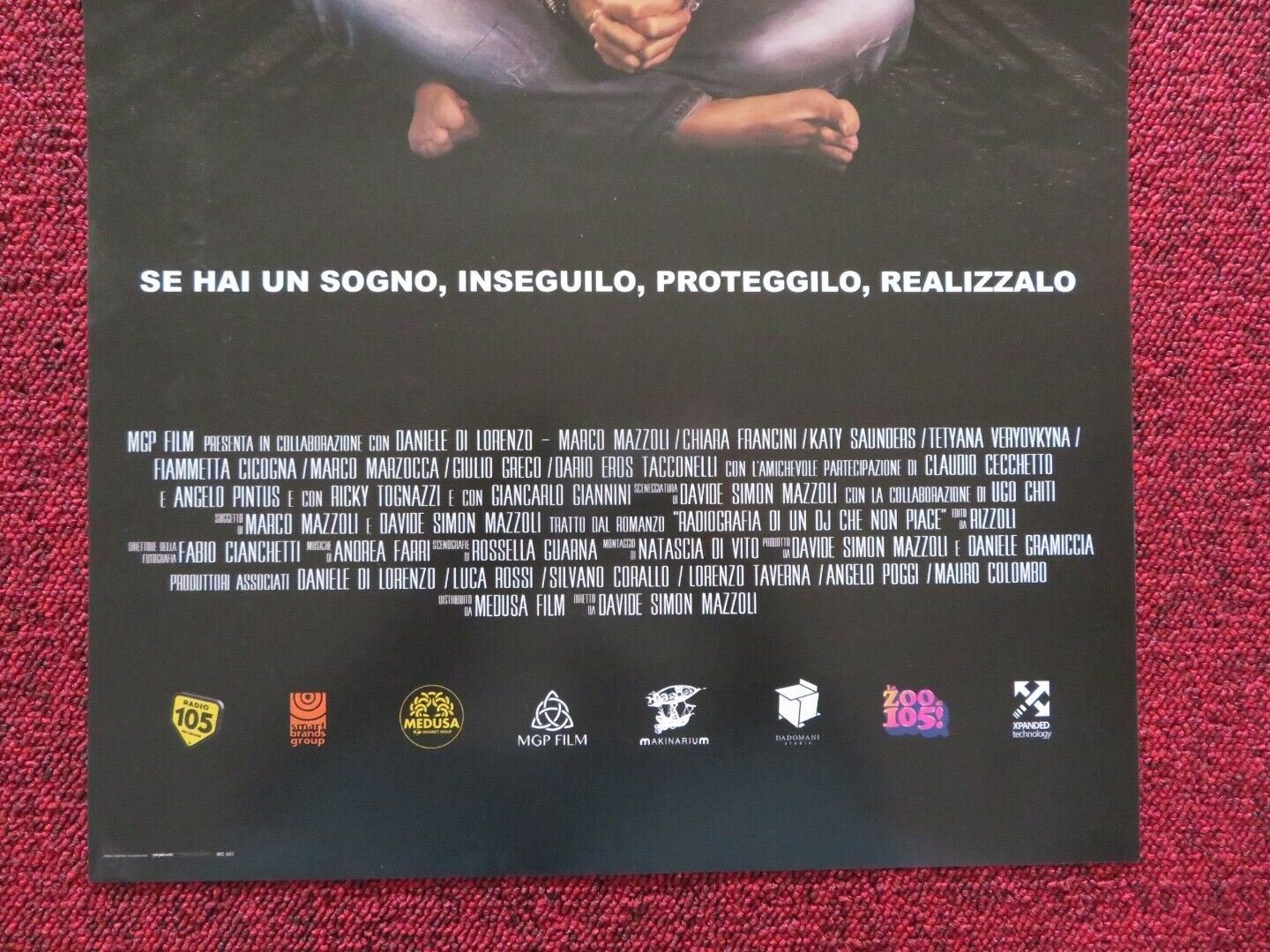 ON AIR: STORIA DI UN SUCCESSO ITALIAN LOCANDINA (27"x12.5") POSTER 2016 Movie posters