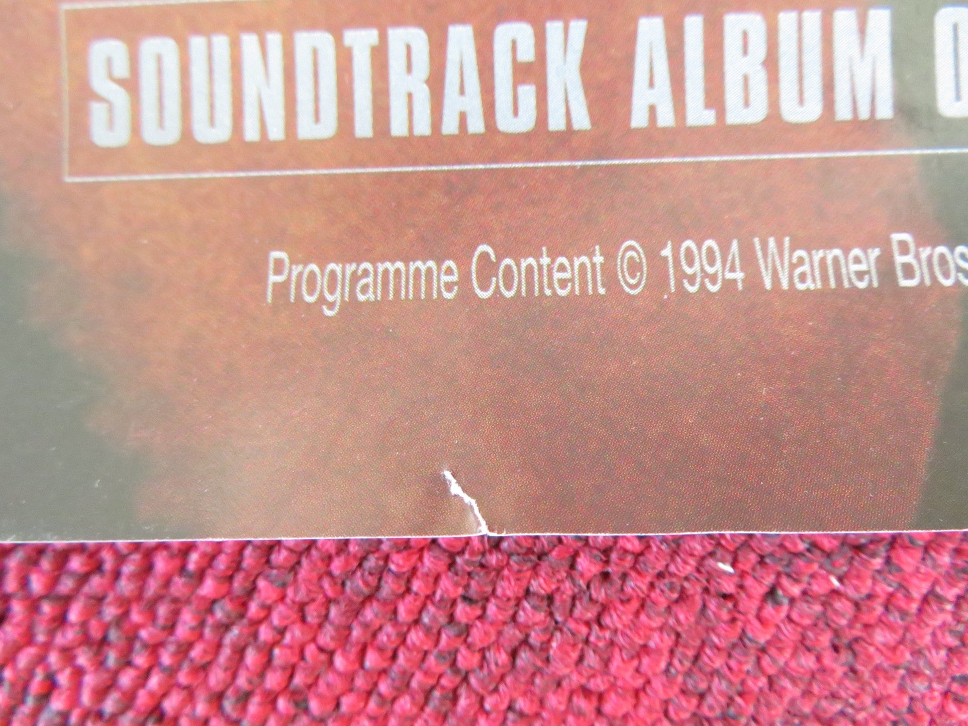 ON DEADLY GROUND VHS VIDEO POSTER ROLLED STEVEN SEAGAL MICHAEL CAINE 1994 Rendezvous Cinema Movie posters