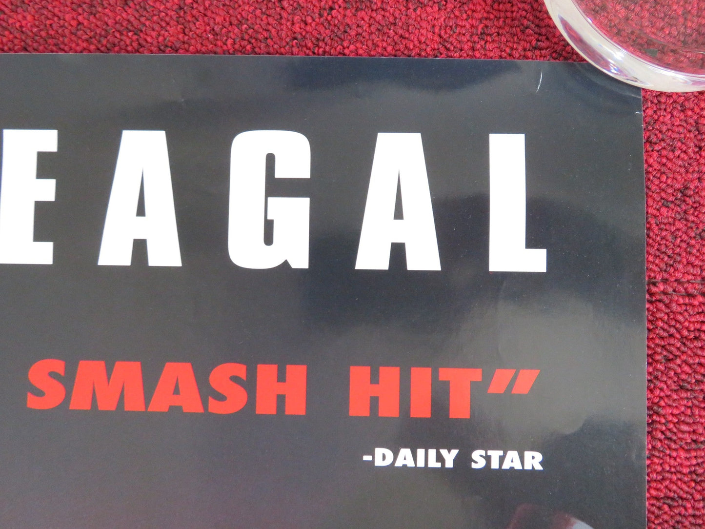 ON DEADLY GROUND VHS VIDEO POSTER ROLLED STEVEN SEAGAL MICHAEL CAINE 1994 Rendezvous Cinema Movie posters