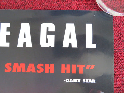 ON DEADLY GROUND VHS VIDEO POSTER ROLLED STEVEN SEAGAL MICHAEL CAINE 1994 Rendezvous Cinema Movie posters