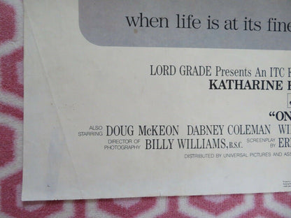 ON GOLDEN POND FOLDED US ONE SHEET POSTER KATHERINE HEPBURN HENRY FONDA 1981 Movie posters