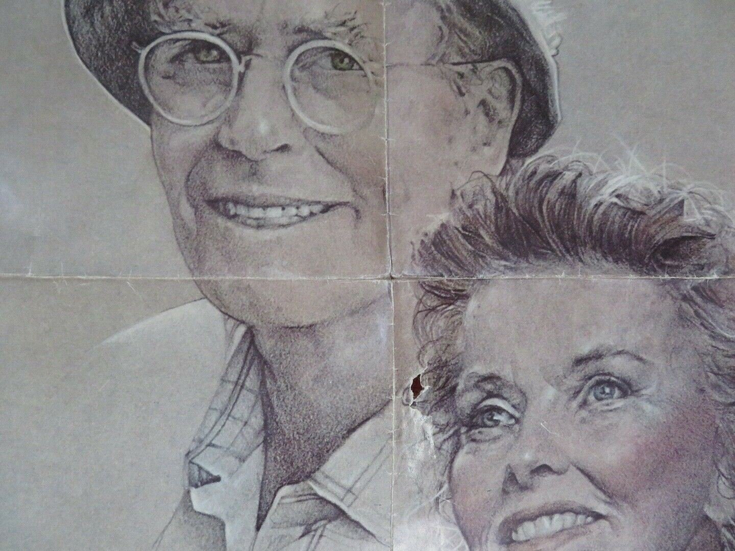 ON GOLDEN POND FOLDED US ONE SHEET POSTER KATHERINE HEPBURN HENRY FONDA 1981 Movie posters