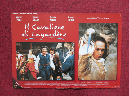 ON GUARD - A ITALIAN FOTOBUSTA POSTER VINCENT PEREZ MARIE GILLIAIN 1999 Rendezvous Cinema Movie posters