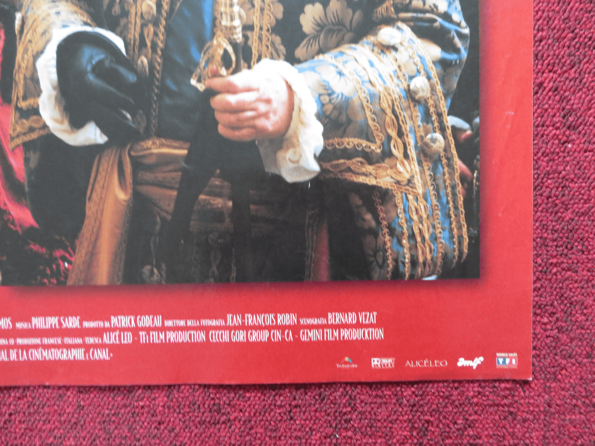 ON GUARD - B ITALIAN FOTOBUSTA POSTER VINCENT PEREZ MARIE GILLIAIN 1999 Rendezvous Cinema Movie posters