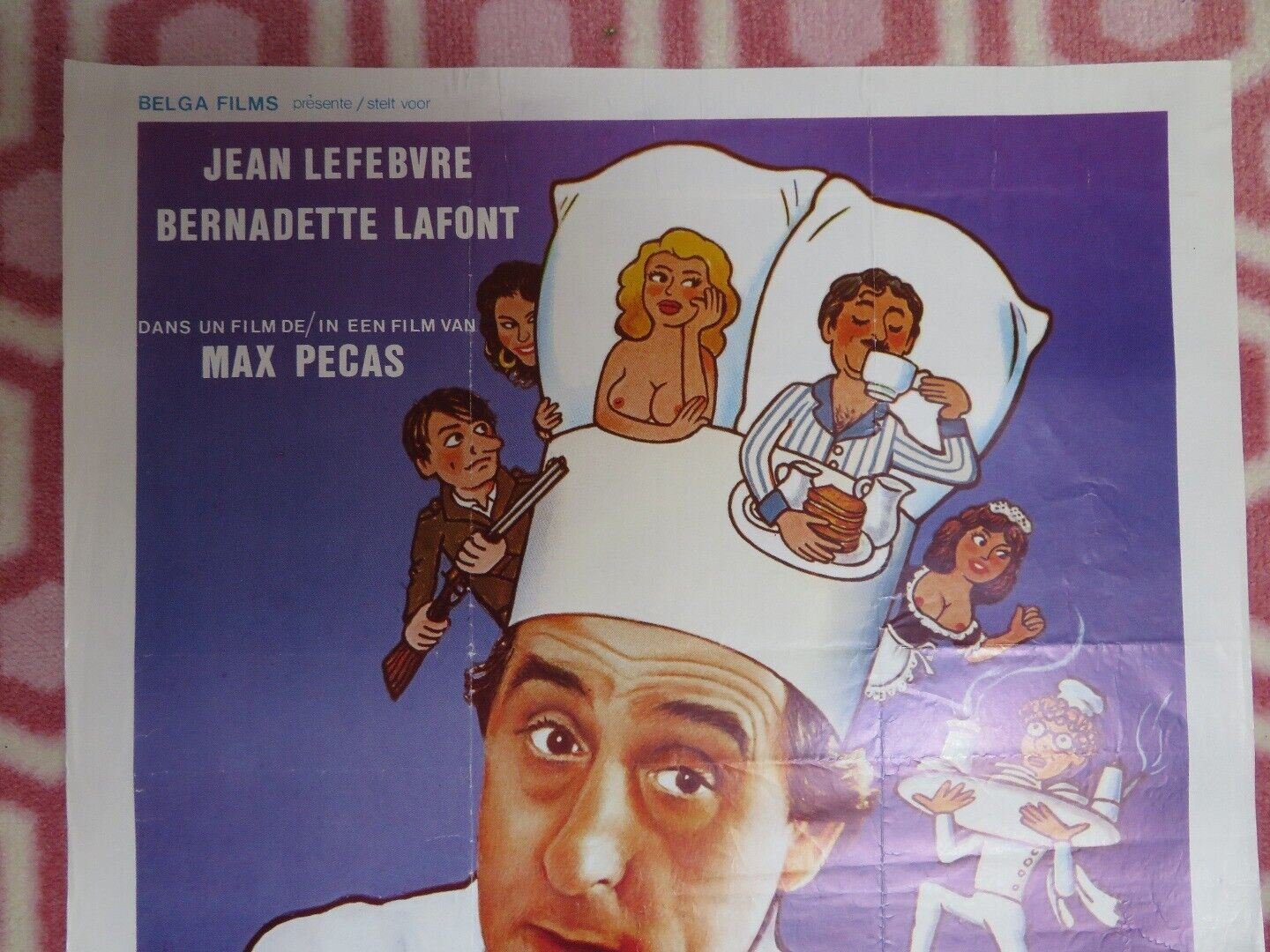 ON N'EST PAS SORTI DE L'AUBERGE..BELGIUM (19.5"x 14.5) POSTER MAX PECAS 1982 Movie posters