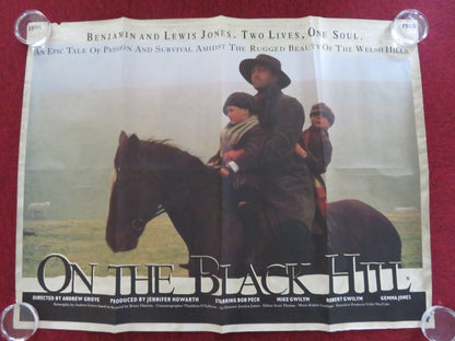 ON THE BLACK HILL UK QUAD ROLLED POSTER BOB PECK GEMMA JONES 1998 Rendezvous Cinema Movie posters