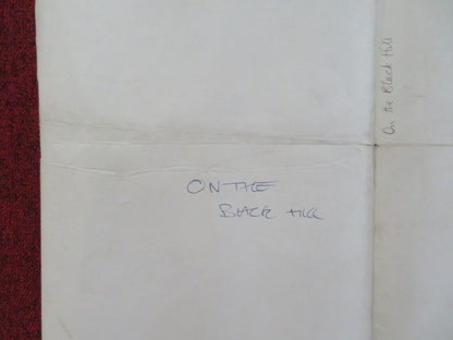 ON THE BLACK HILL UK QUAD ROLLED POSTER BOB PECK GEMMA JONES 1998 Rendezvous Cinema Movie posters