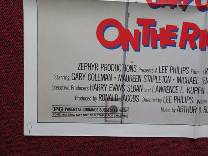 ON THE RIGHT TRACK FOLDED US ONE SHEET POSTER GARY COLEMAN 1981 Rendezvous Cinema Movie posters