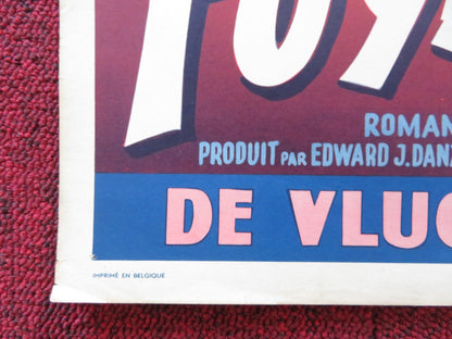 ON THE RUN BELGIUM POSTER NEIL MCCALLUM SUSAN BEAUMONT 1958 Rendezvous Cinema Movie posters