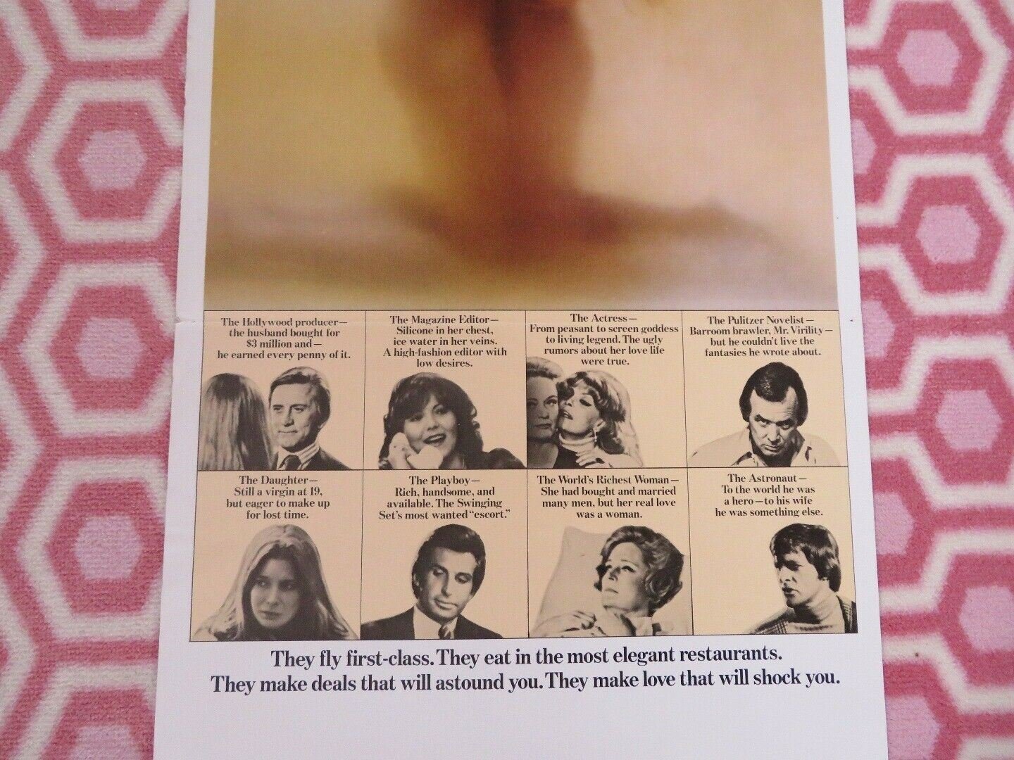 ONCE IS NOT ENOUGH US INSERT (14"x 36") POSTER KIRK DOUGLAS DAVID JANSSEN 1974 Movie posters