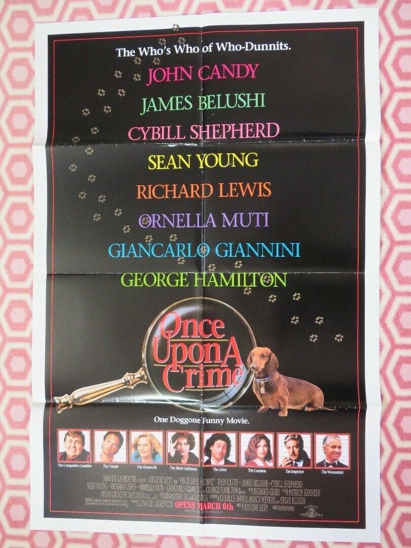 ONCE UPON A CRIME ONE SHEET FOLDED POSTER JOHN CANDY JAMES BELUSHI 1992 Movie posters