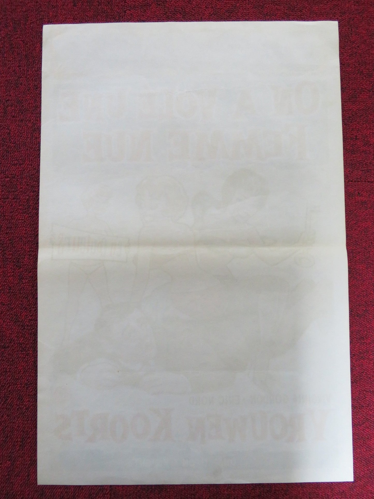 ONCE UPON A KNIGHT BELGIUM POSTER ERIC WOOD VIRGINIA GORDON 1961 Rendezvous Cinema Movie posters