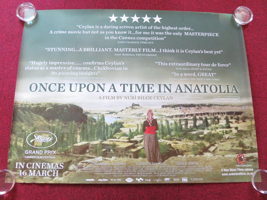 ONCE UPON A TIME IN ANATOLIA UK QUAD (30"x 40") ROLLED POSTER M. UZUNER 2011 Rendezvous Cinema Movie posters