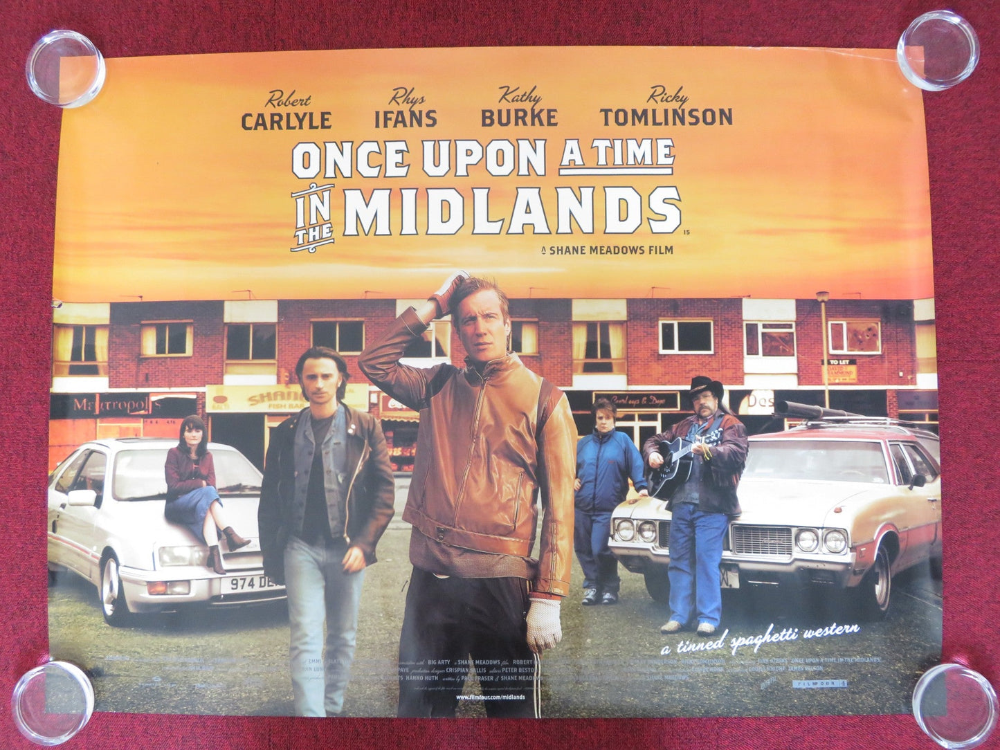 ONCE UPON A TIME IN THE MIDLANDS UK QUAD (30"x 40") ROLLED POSTER CARLYLE 2002 Rendezvous Cinema Movie posters