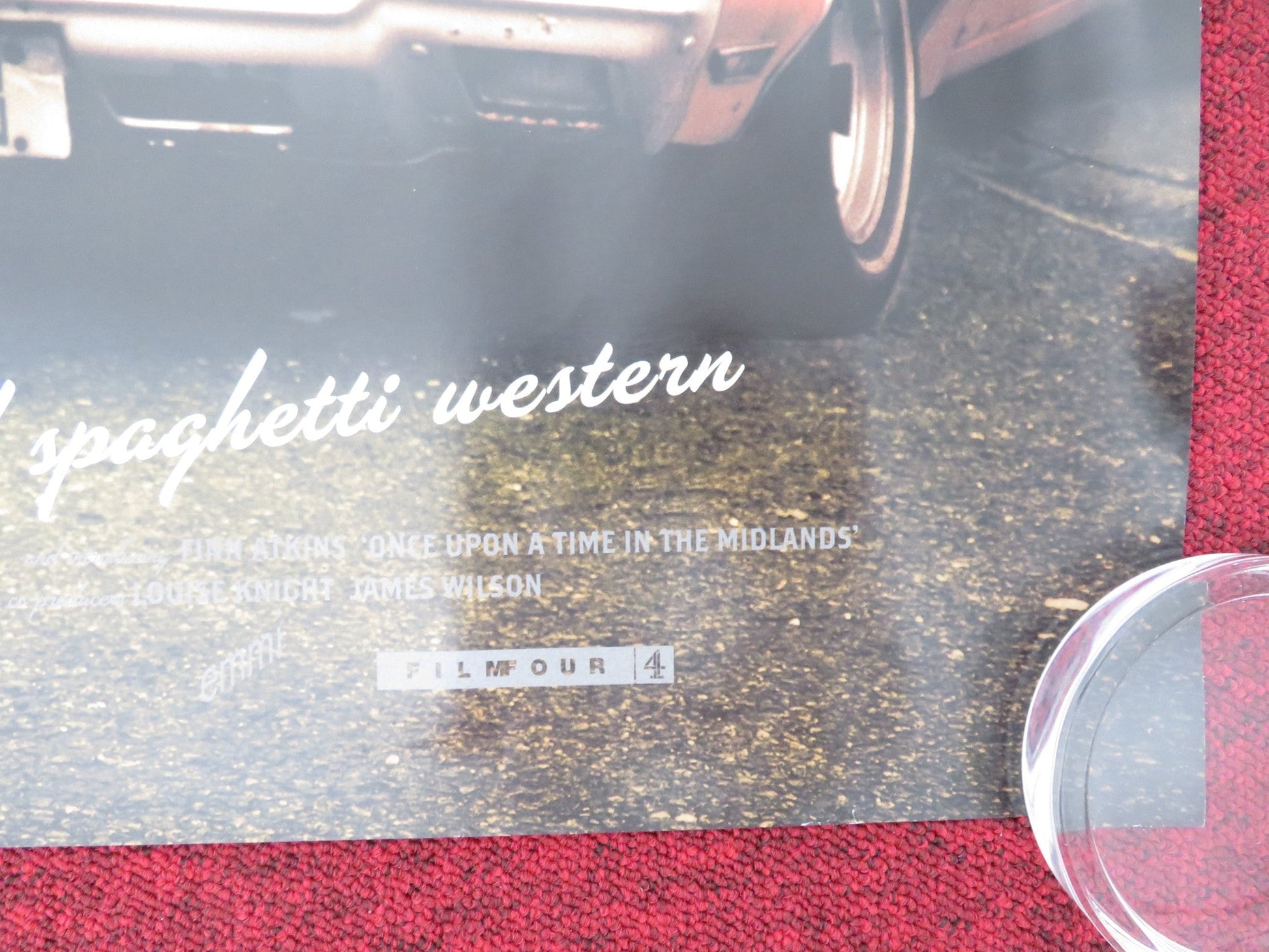 ONCE UPON A TIME IN THE MIDLANDS UK QUAD (30"x 40") ROLLED POSTER CARLYLE 2002 Rendezvous Cinema Movie posters