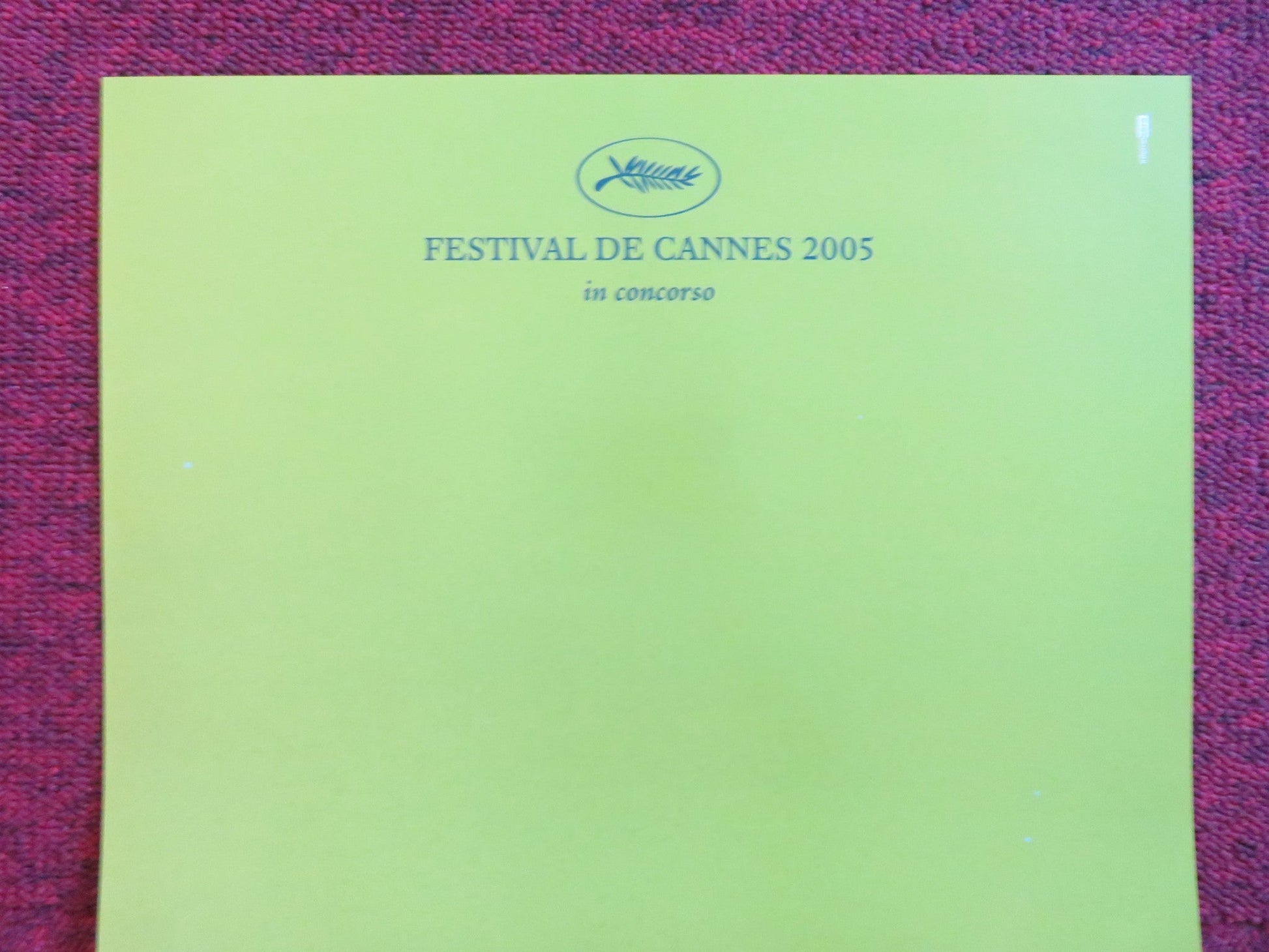 ONCE YOU'RE BORN YOU CAN NO LONGER HIDE ITALIAN LOCANDINA POSTER A. BONI 2005 Rendezvous Cinema Movie posters