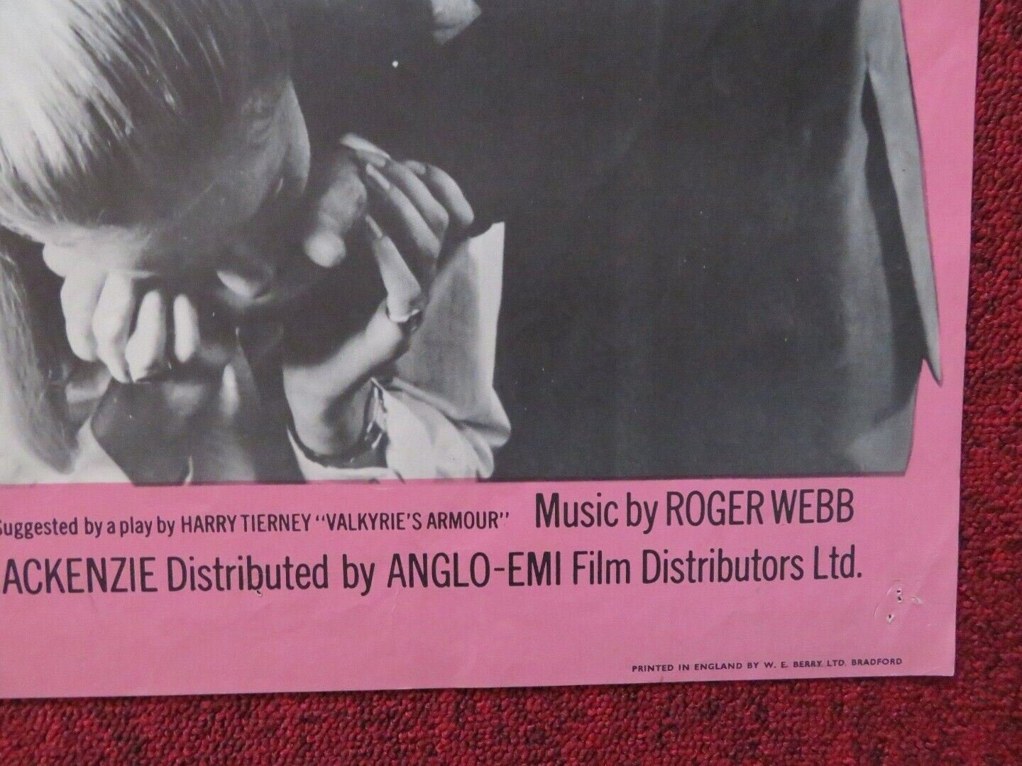 ONE BRIEF SUMMER FOLDED US ONE SHEET POSTER CLIFFORD EVANS 1971 Movie posters