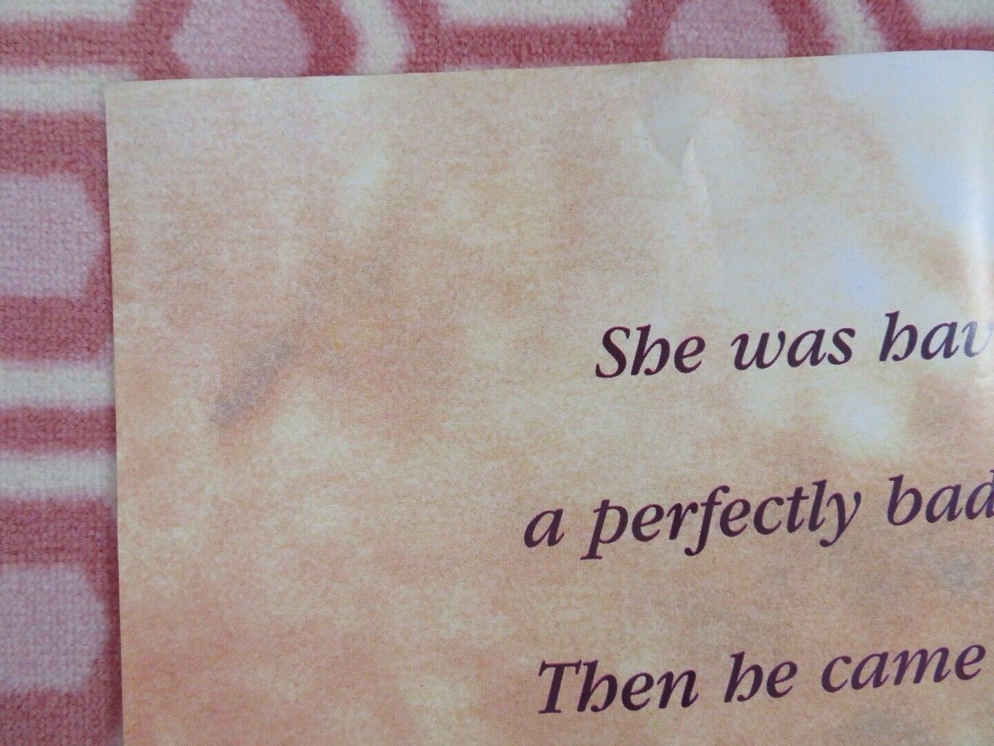 ONE FINE DAY BRITISH QUAD (30"x40") POSTER GEORGE CLOONEY MICHELLE PFEIFFER Movie posters