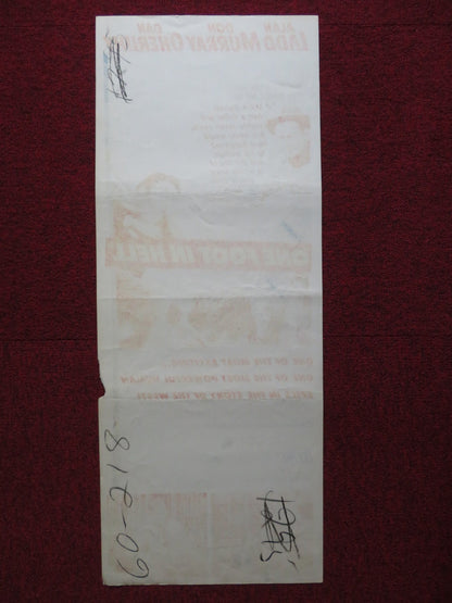 ONE FOOT IN HELL US INSERT (14"x 36") POSTER ALAN LADD DON MURRAY 1960 Rendezvous Cinema Movie posters