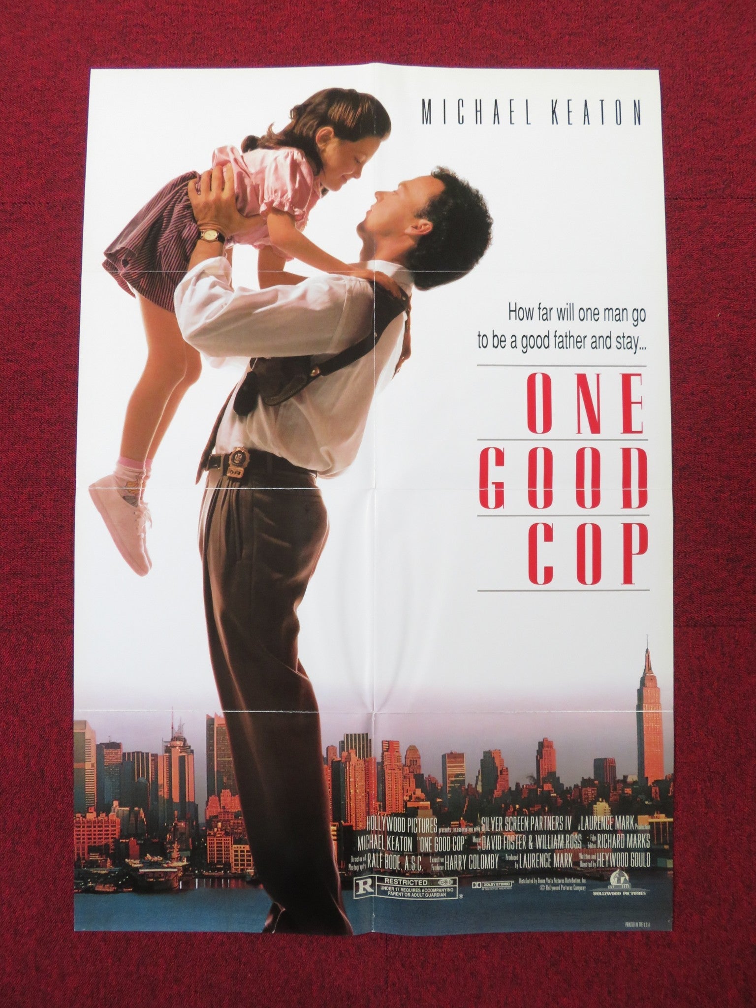 ONE GOOD COP FOLDED US ONE SHEET POSTER MICHAEL KEATON 1991 Rendezvous Cinema Movie posters
